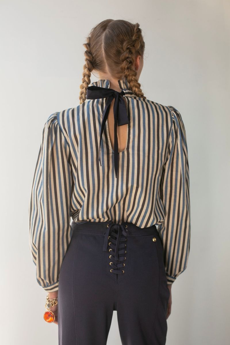 Pintucked Blouse