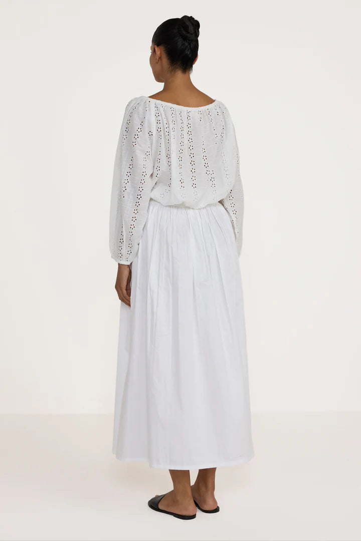Off The Shoulder Blouse - Ivory Lace