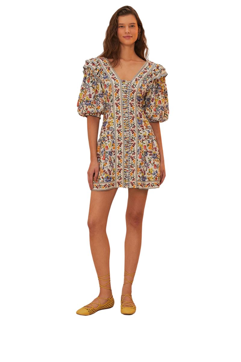 Green Garden Mini Dress