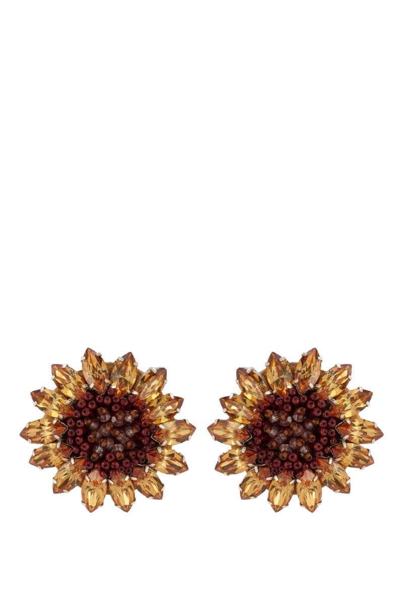 Luxe Sunflower Studs