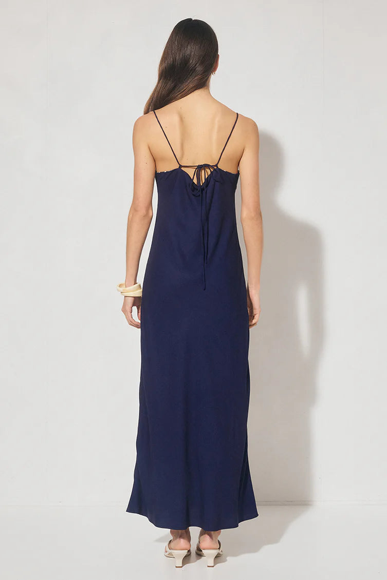 Serafina Dress Navy Base Cream