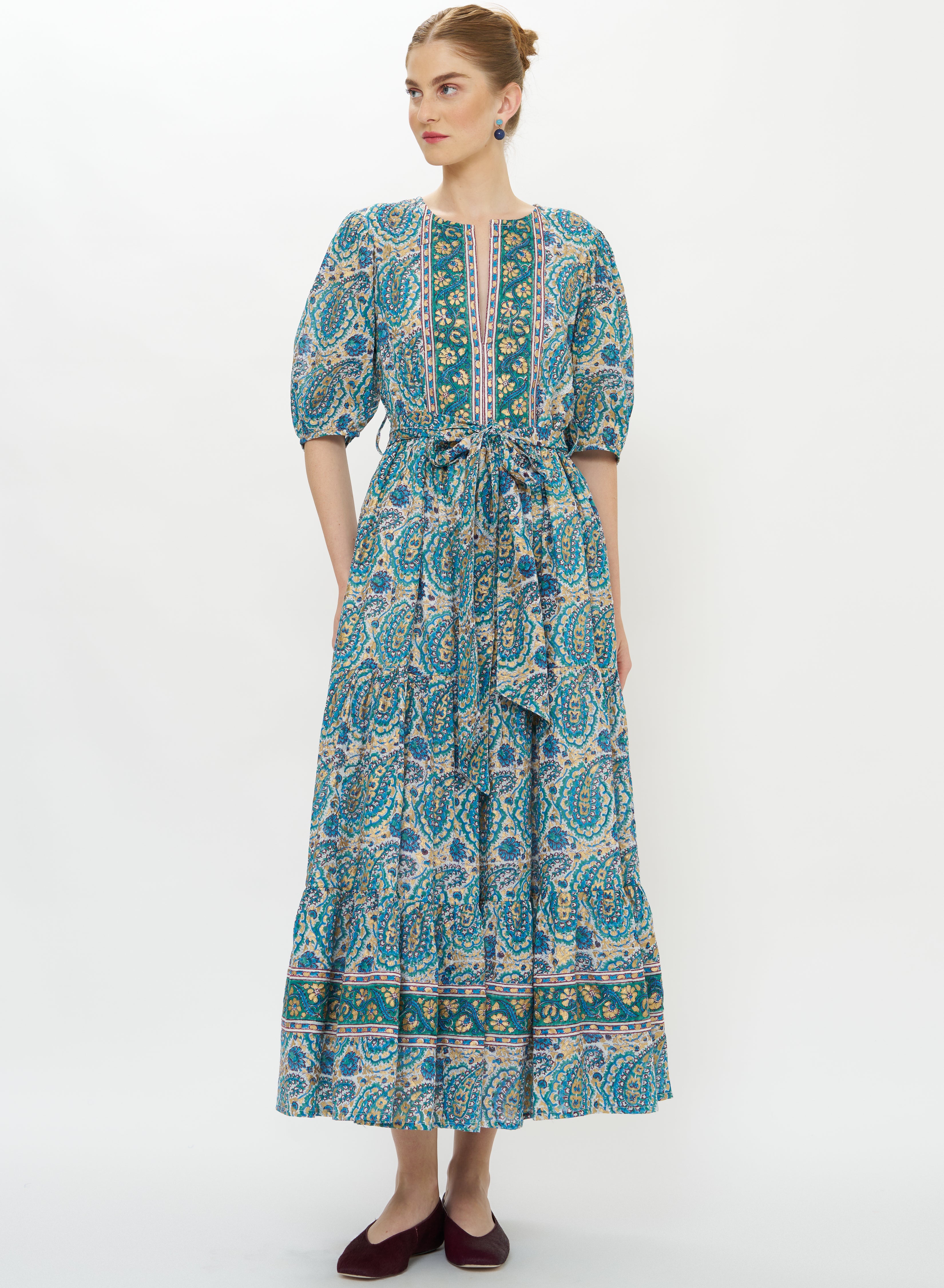 Puff Sleeve Maxi