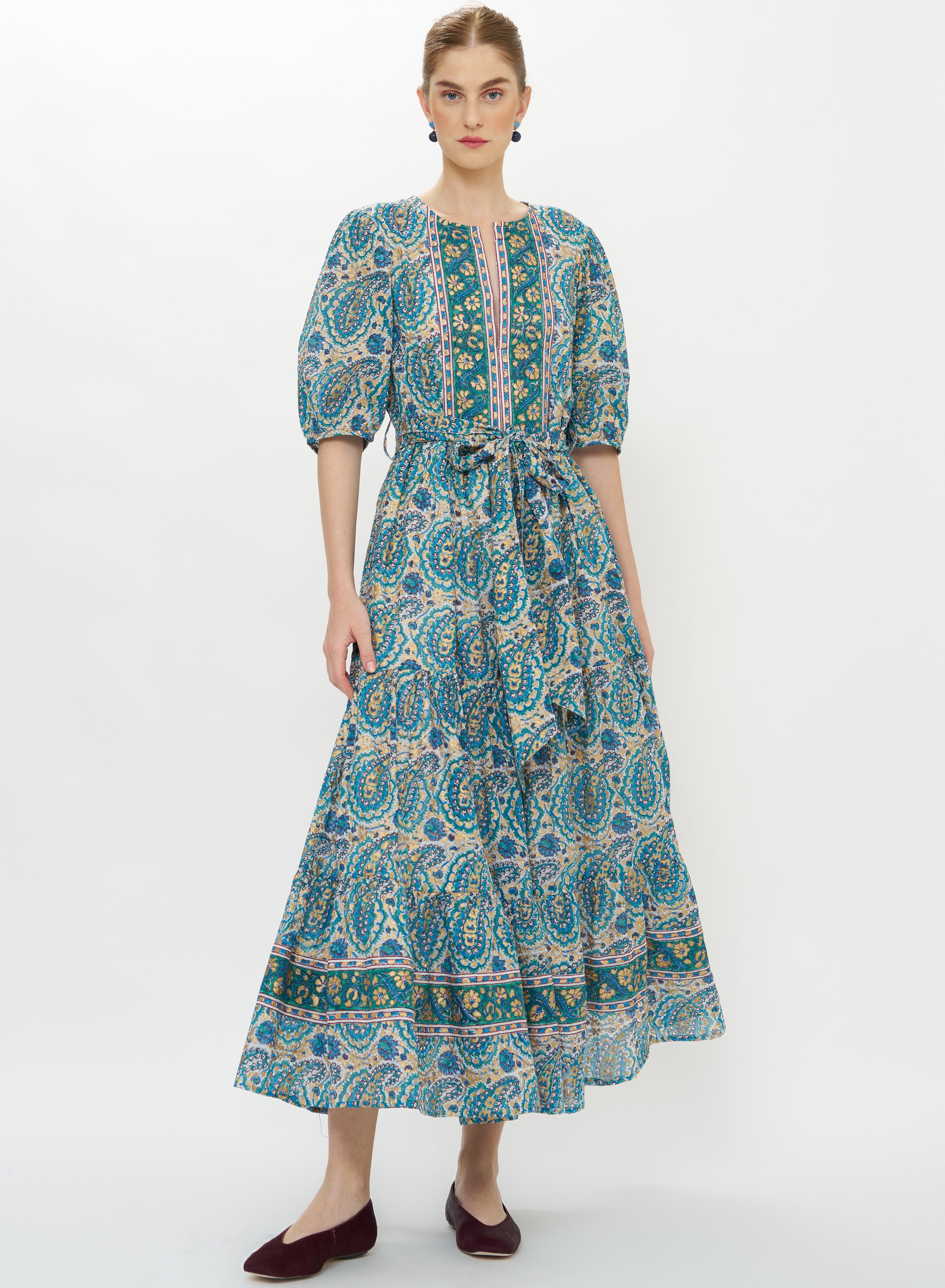 Puff Sleeve Maxi