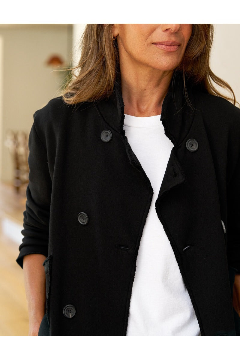 Cropped Sweatshirt Peacoat