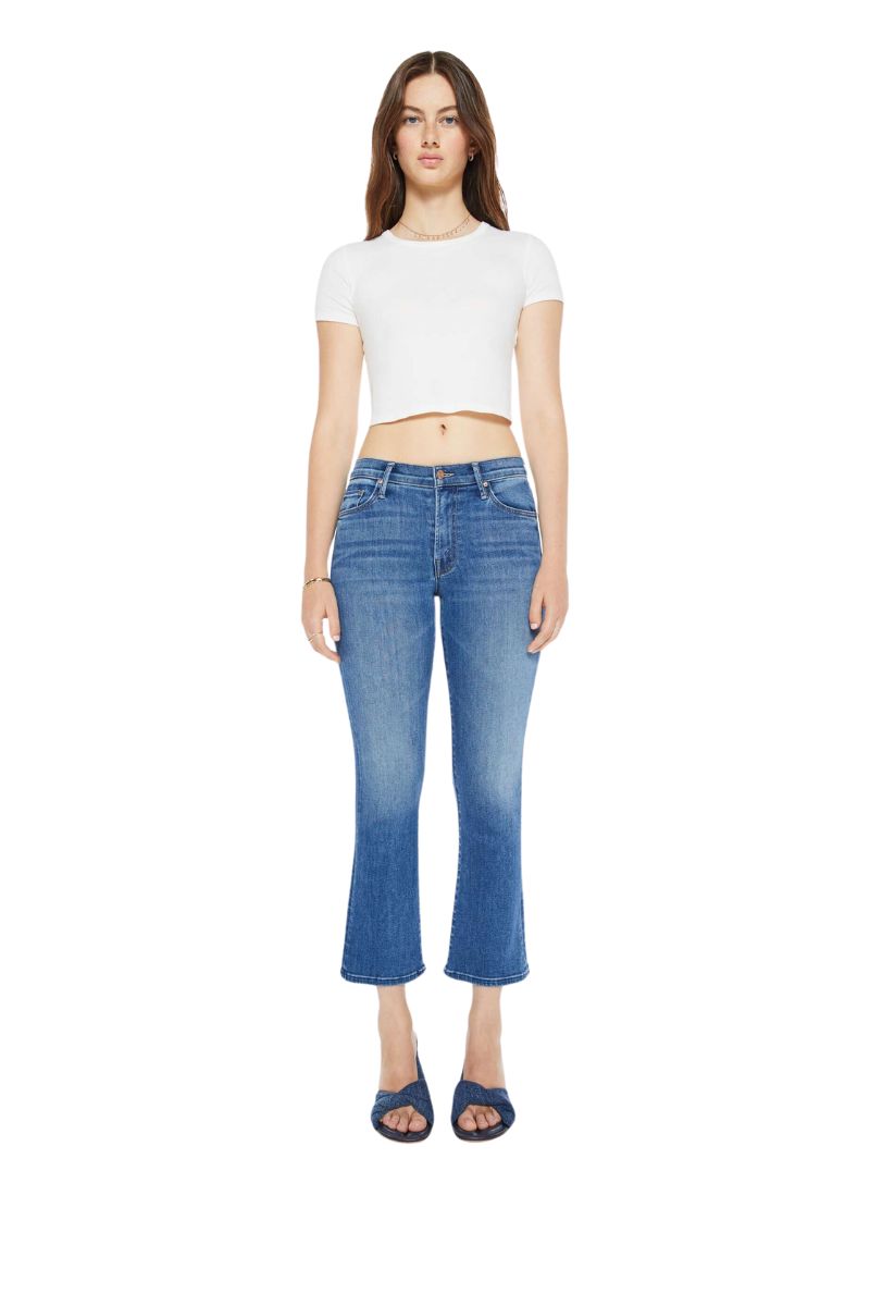 The Outsider Cropped Flared Ankle Jeans