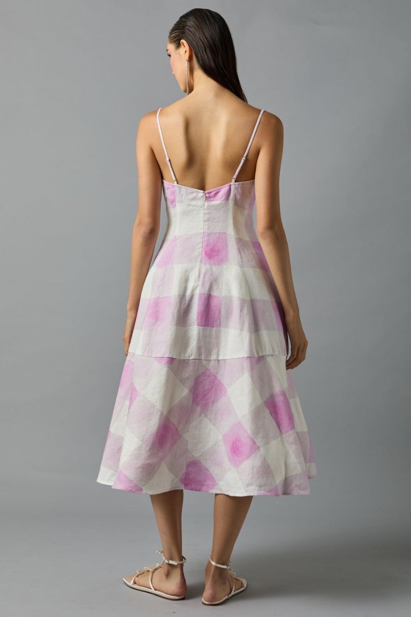 Gingham Slip Dress