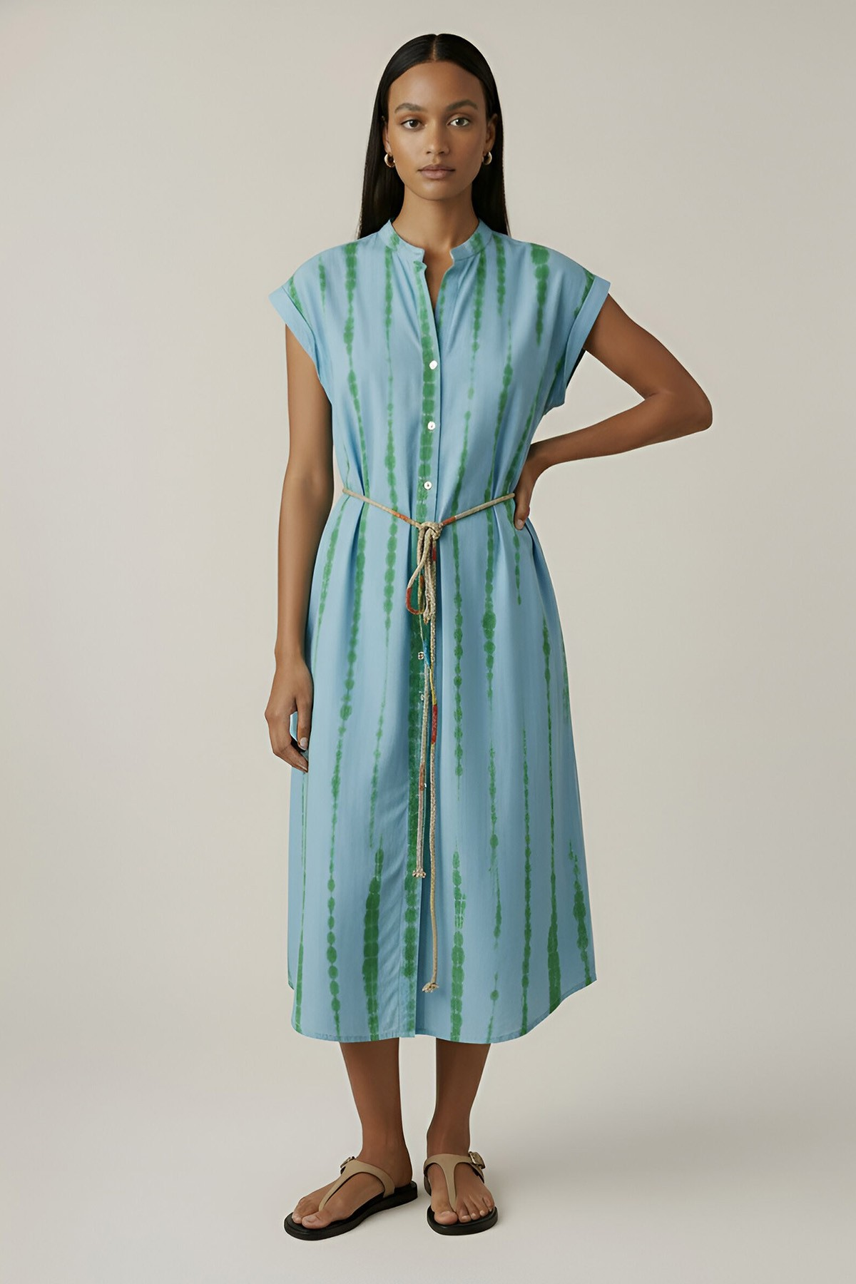 Jada Dress in Sky Blue