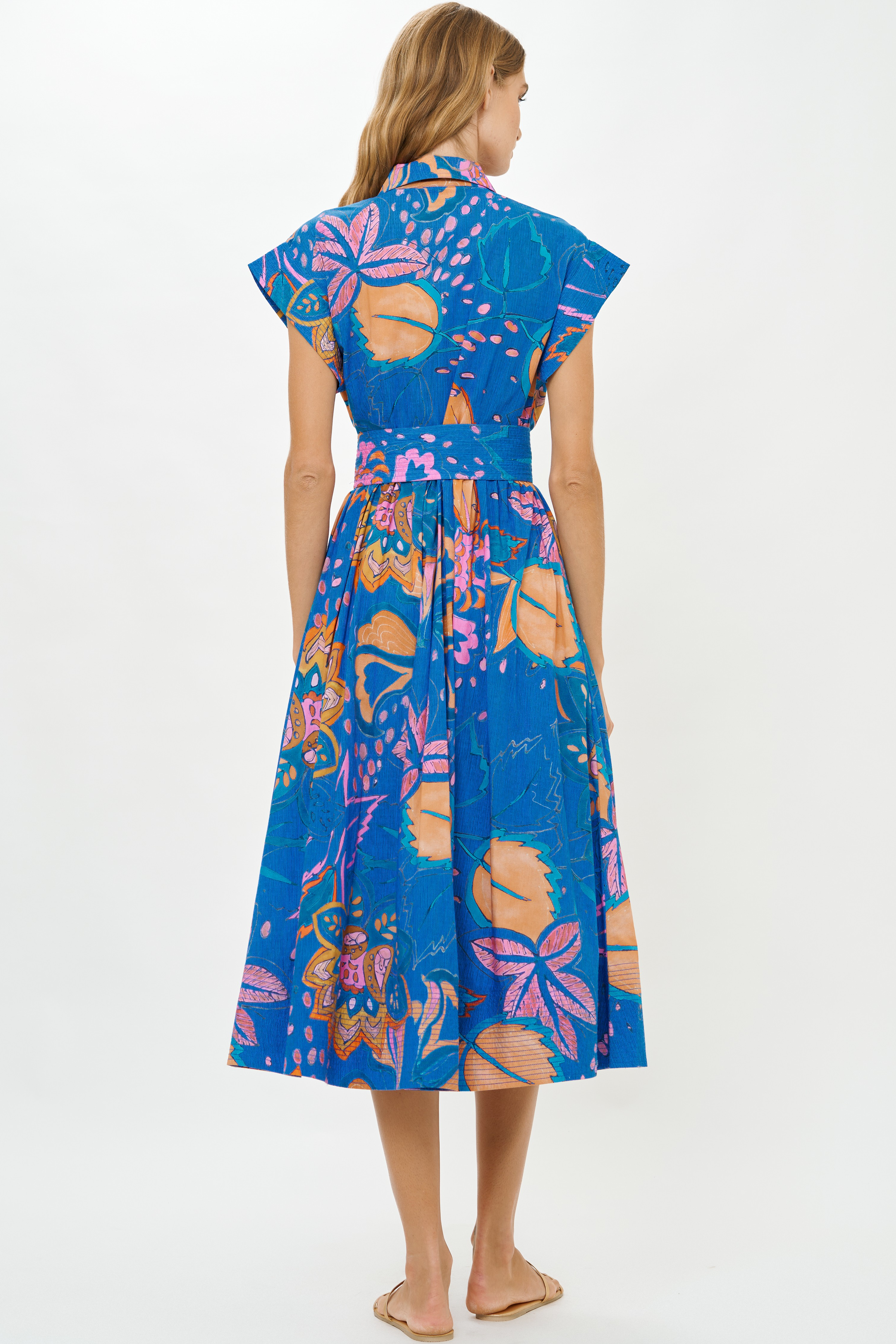 Belted Shirt Dress