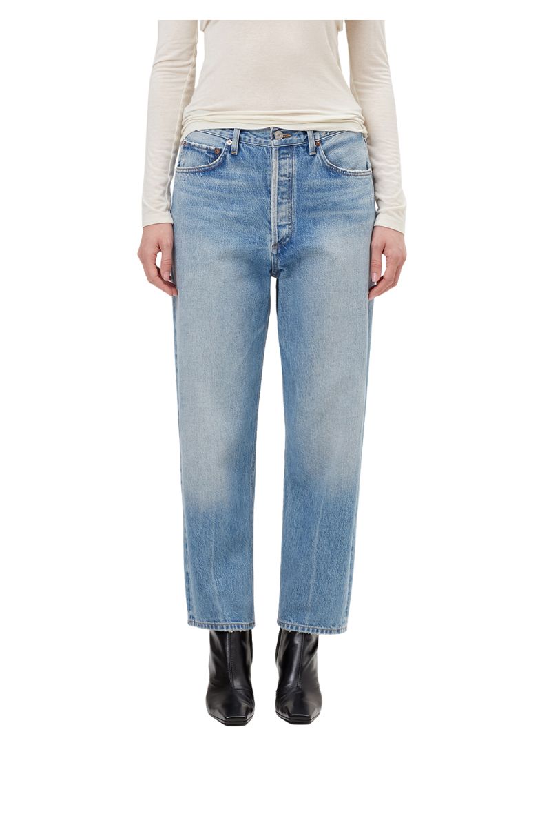 90's Crop Loose Straight Jean