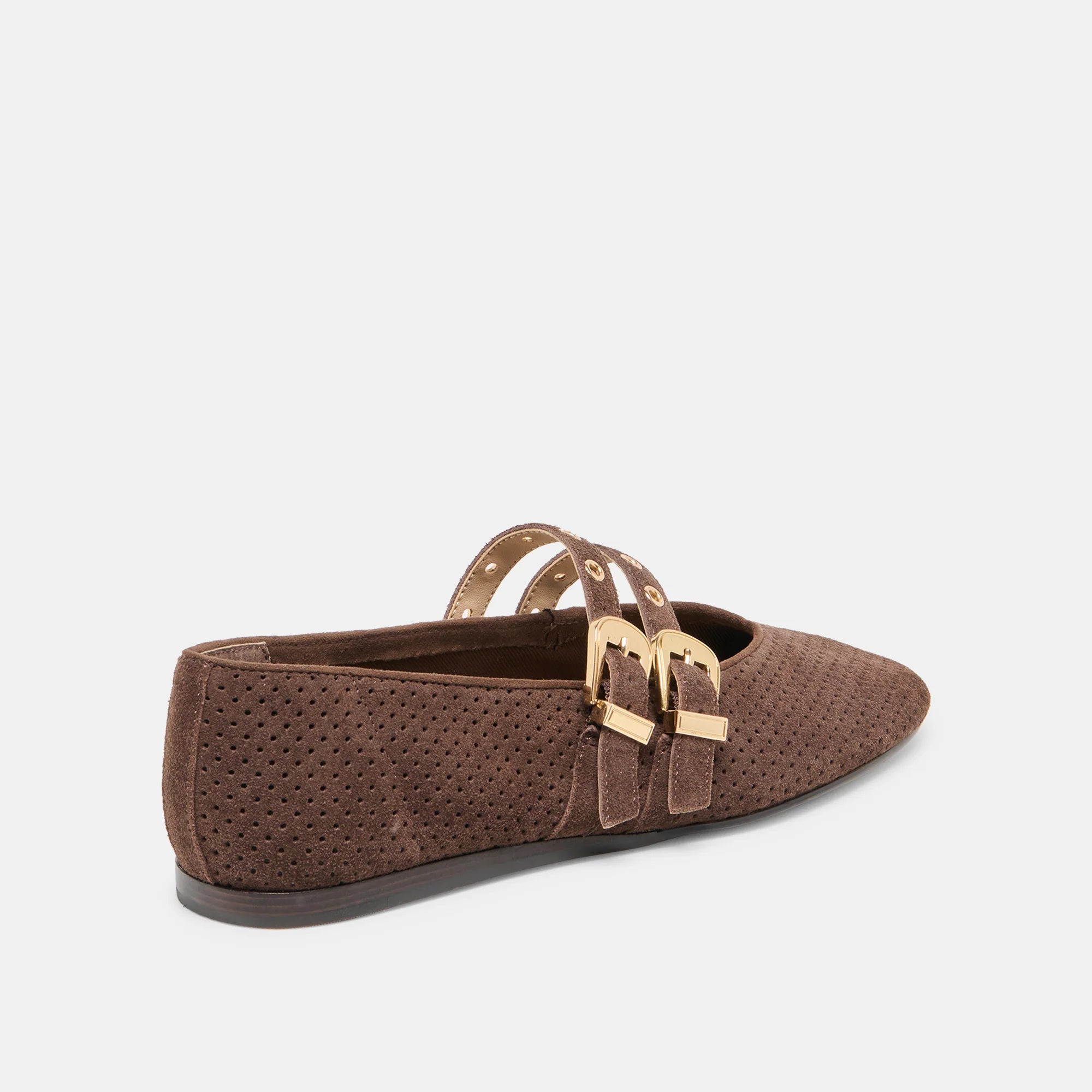Baylee Grommet Perforated Suede