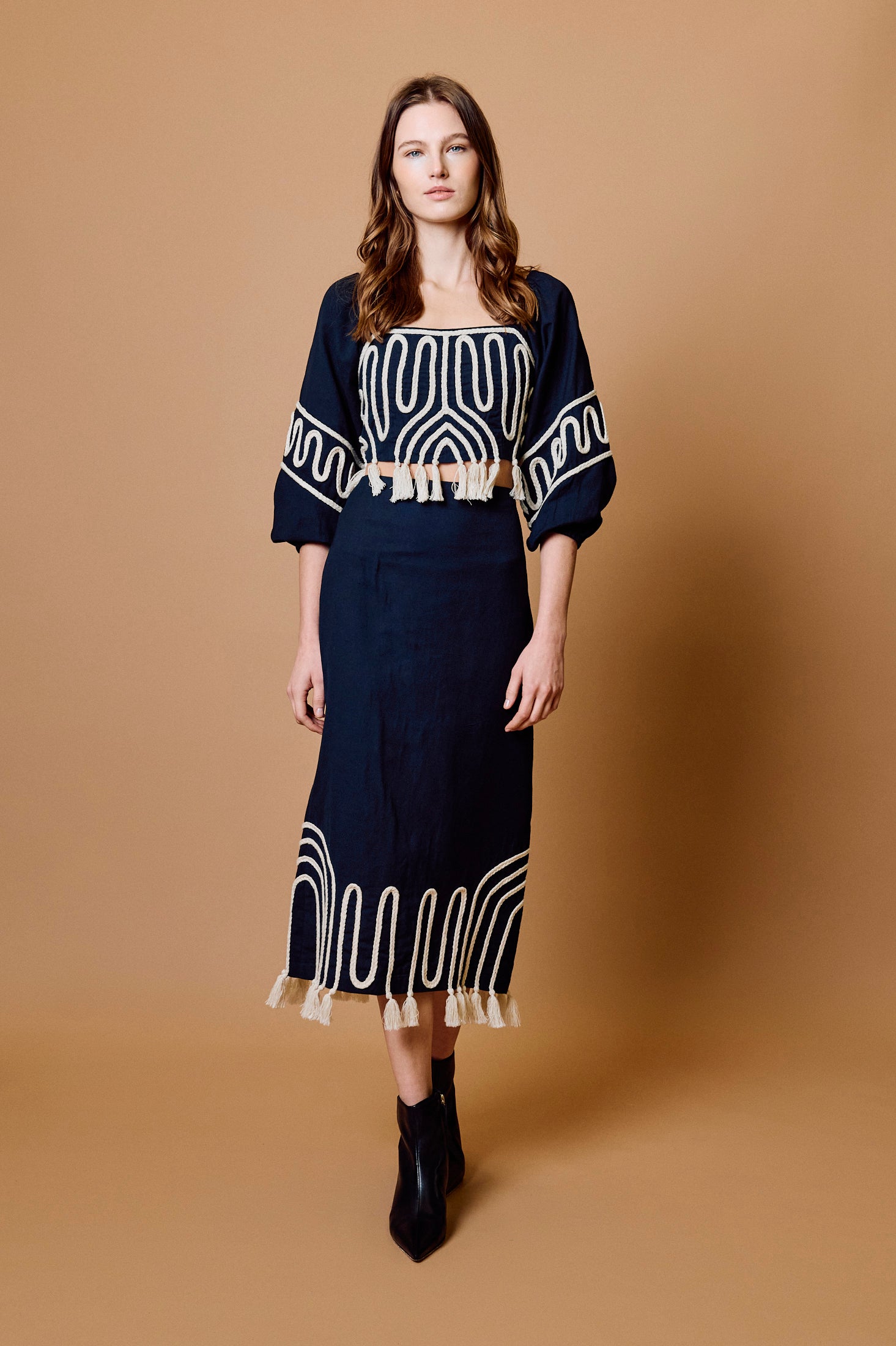 LOLA MIDI SKIRT
