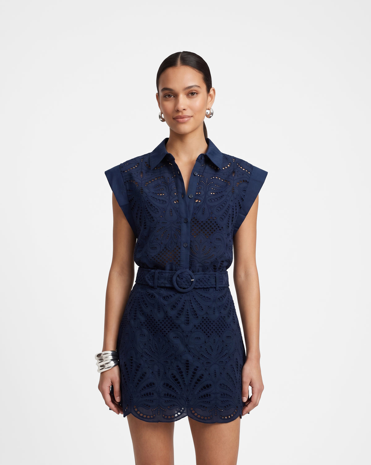 EYELET DARBY SKIRT