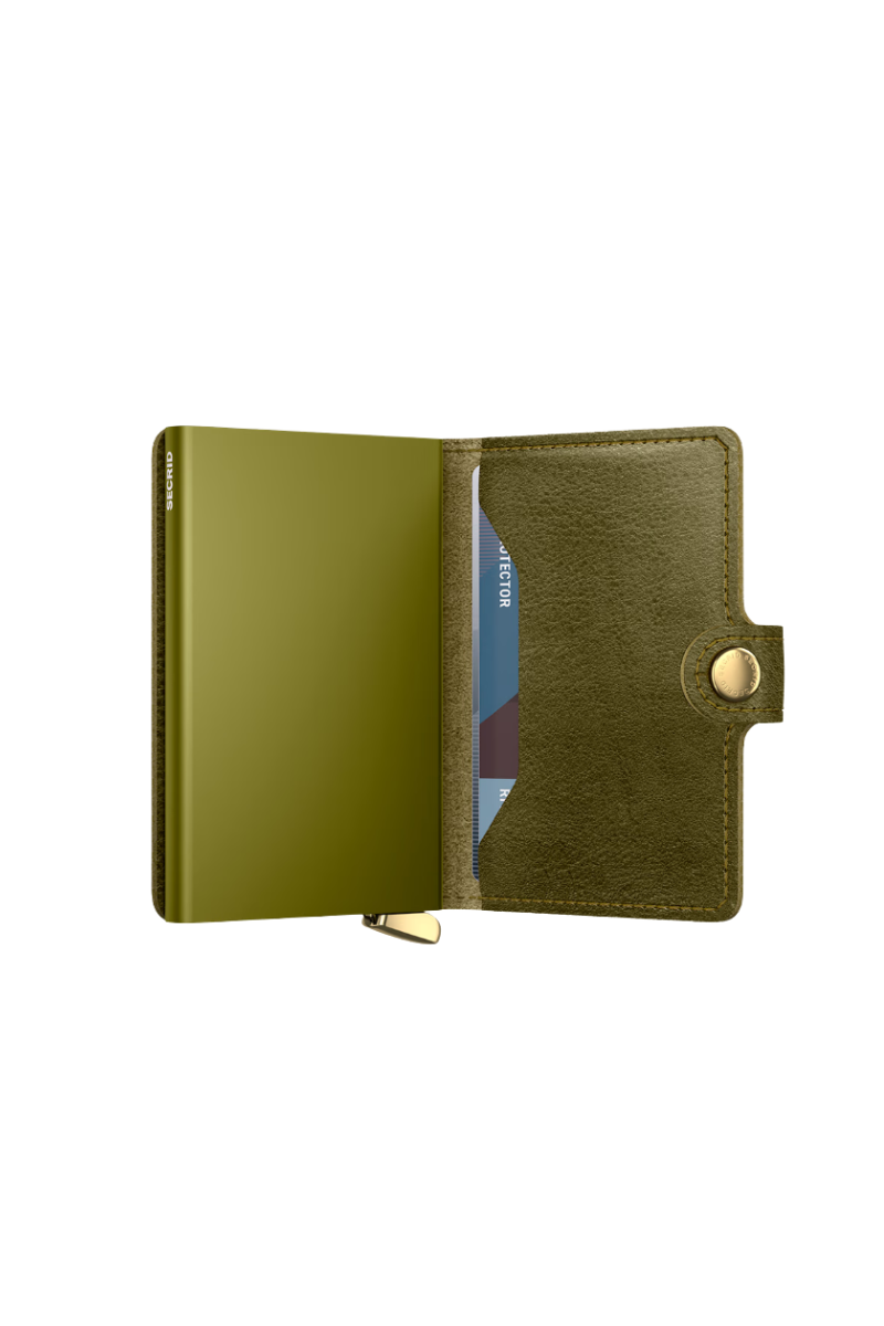 Premium Miniwallet - Basco Olive