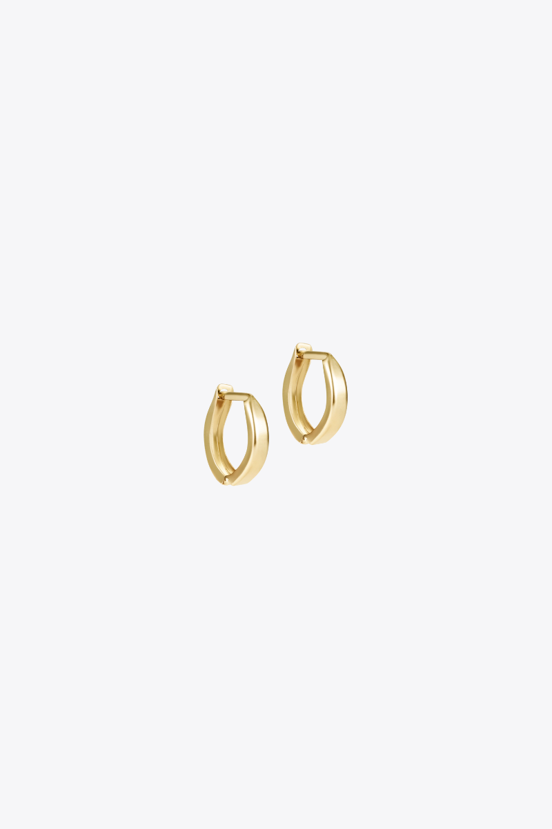 Huggie Gold 0.5" Hoop