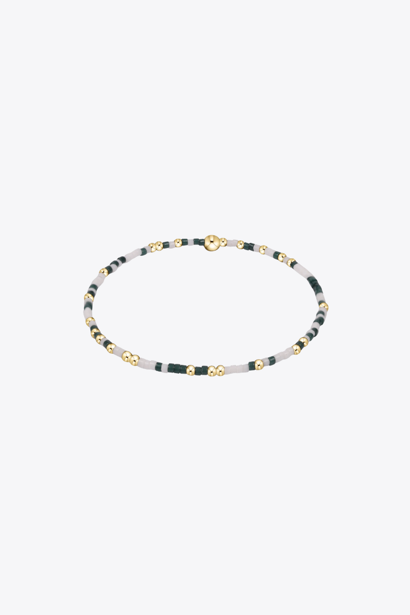egirl Gameday Hope Unwritten Bracelet - Dark Green White