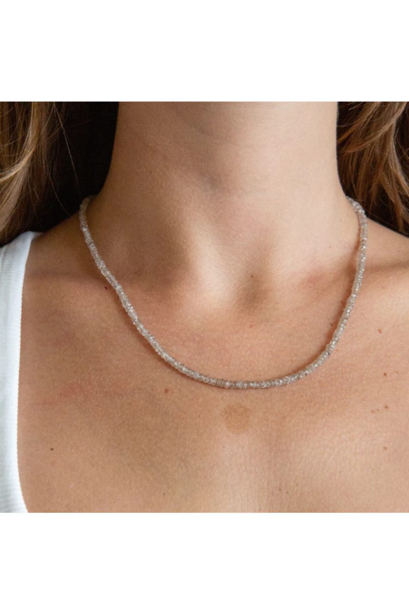 HART - Teeny Brown Zircon Gemstone Necklace