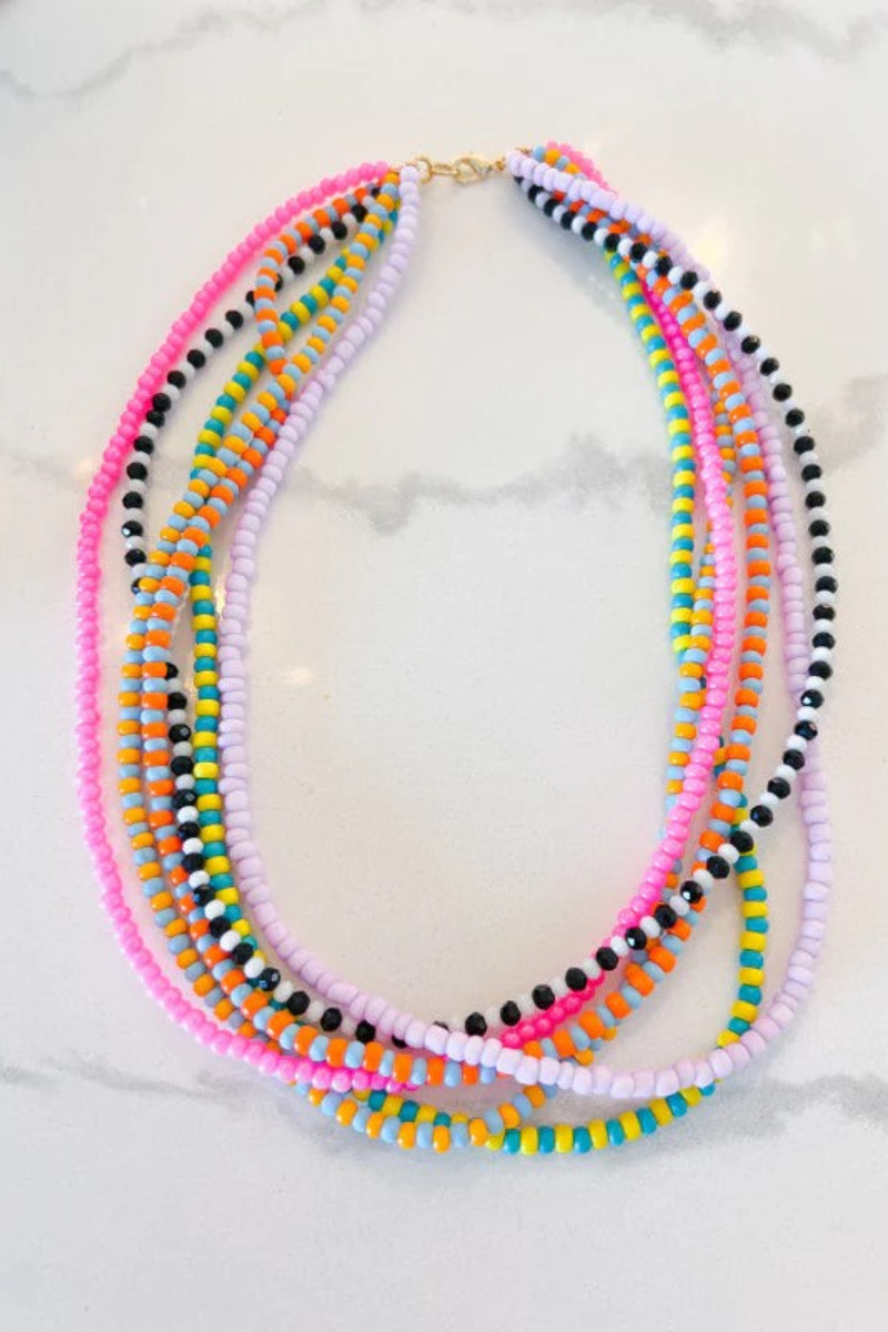 80s Baby Beaded Necklace