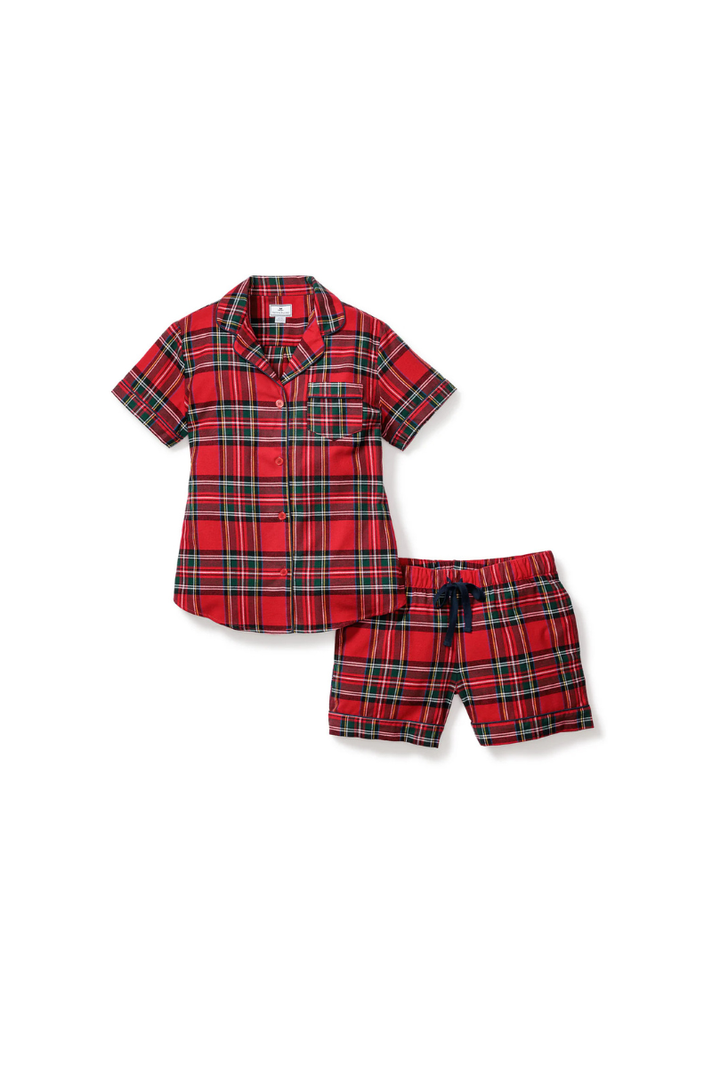 Women's Brushed Cotton Short Sleeve Short Set