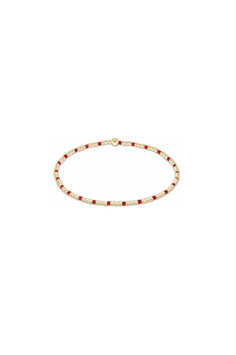Gameday Hope Sincerity Pattern 2mm Bead Bracelet