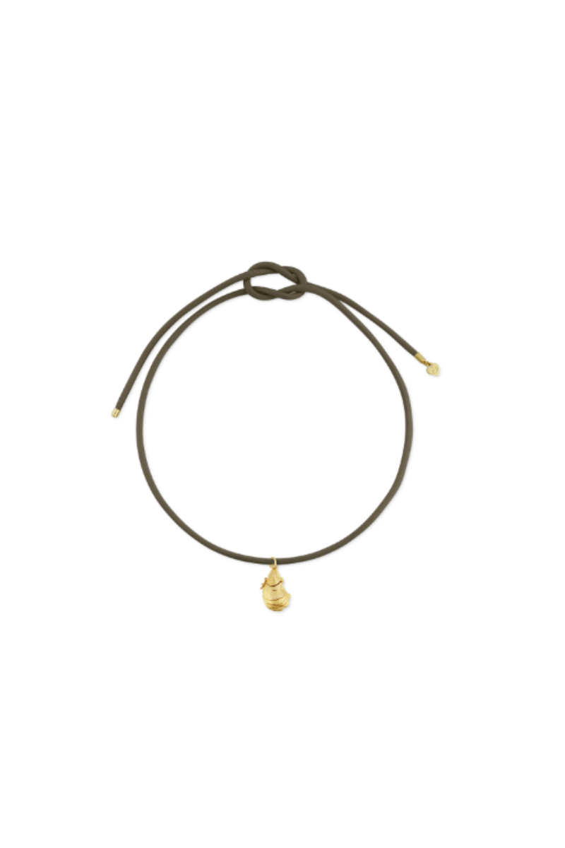 HART - Oyster Vesta with Umber Cord Necklace