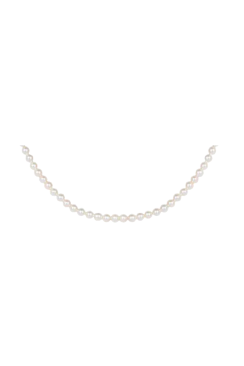 15" Choker Classic Pearl 4mm Bead