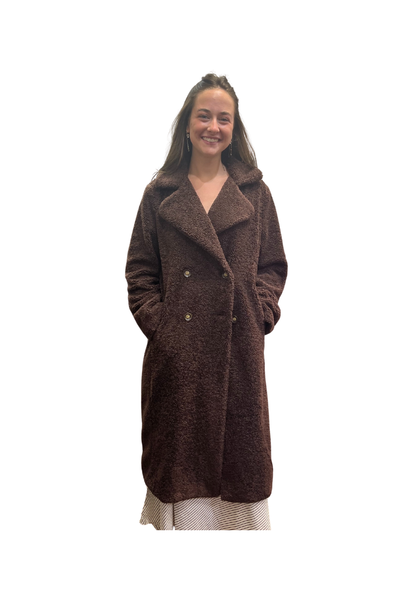 Long Boucle Coat
