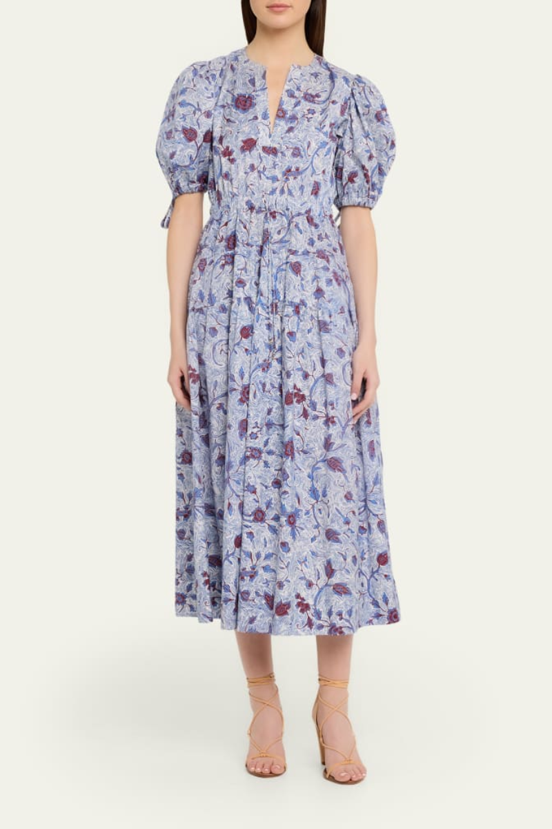 Adriana Short Sleeve Cotton Dress