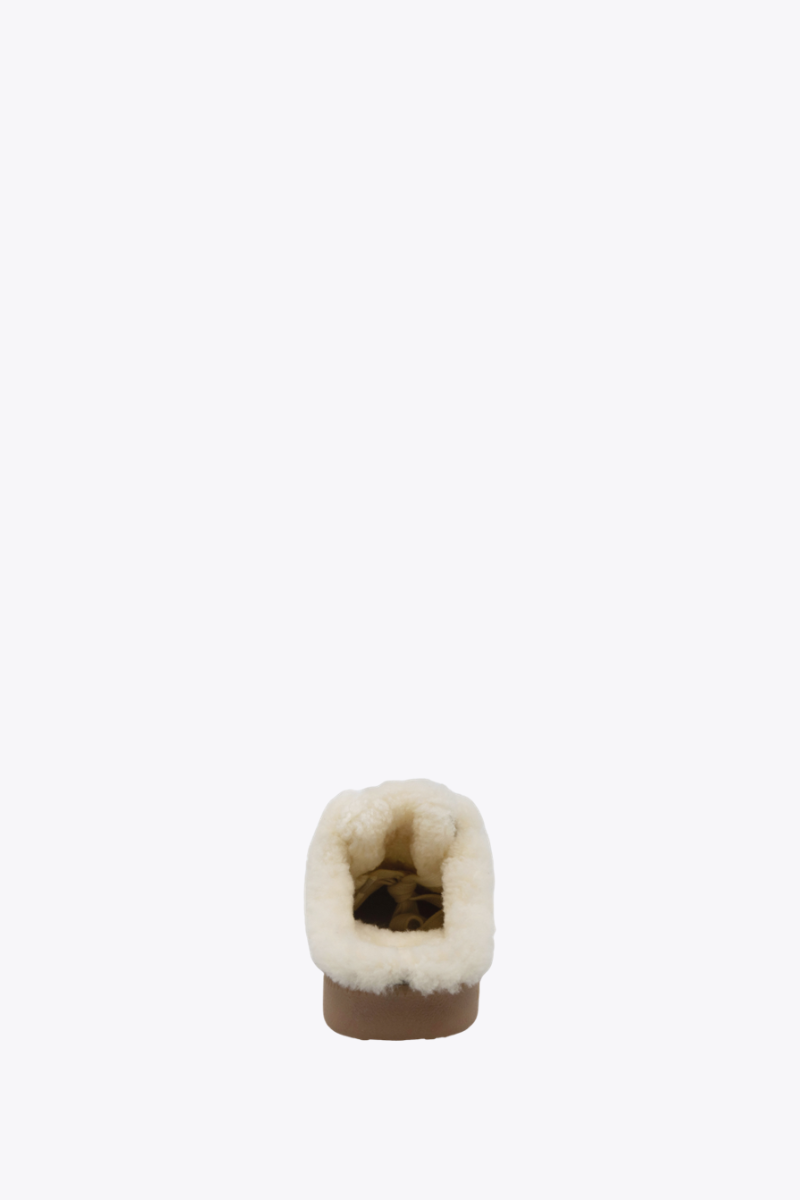 Back 70 Streetwear Easter Fl Backless Sneakers in Taupe Butter