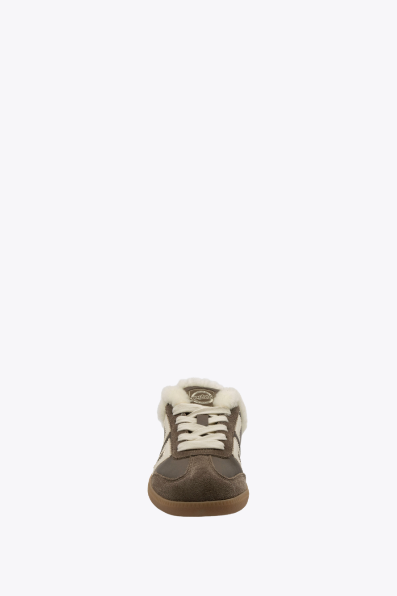Back 70 Streetwear Easter Fl Backless Sneakers in Taupe Butter