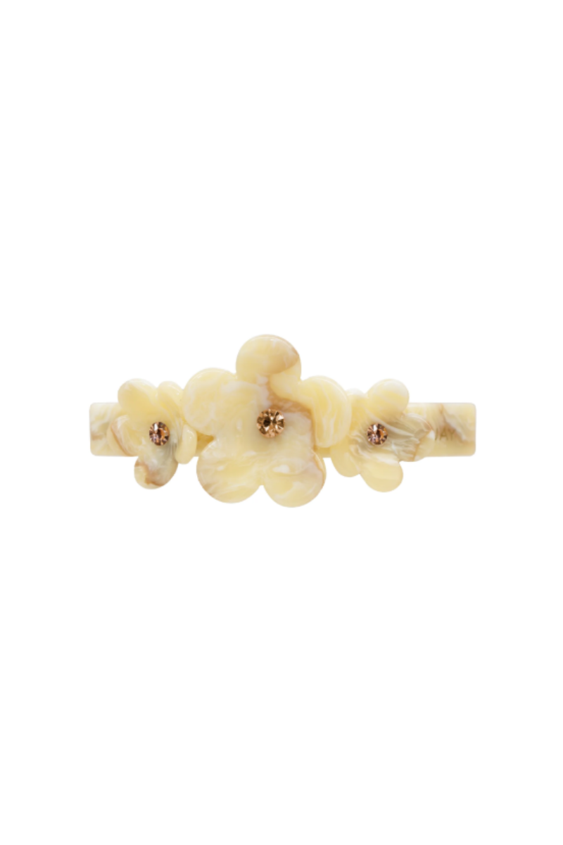 Ponytail Barrette in Chantilly Bloom