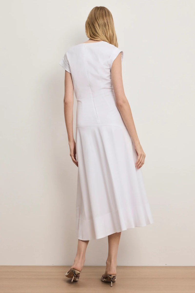 Lisette Cotton Poplin Midi Dress