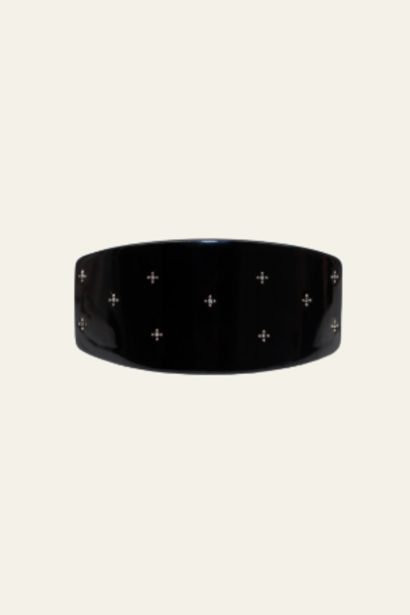 Ponytail Barrette in Midnight Magic