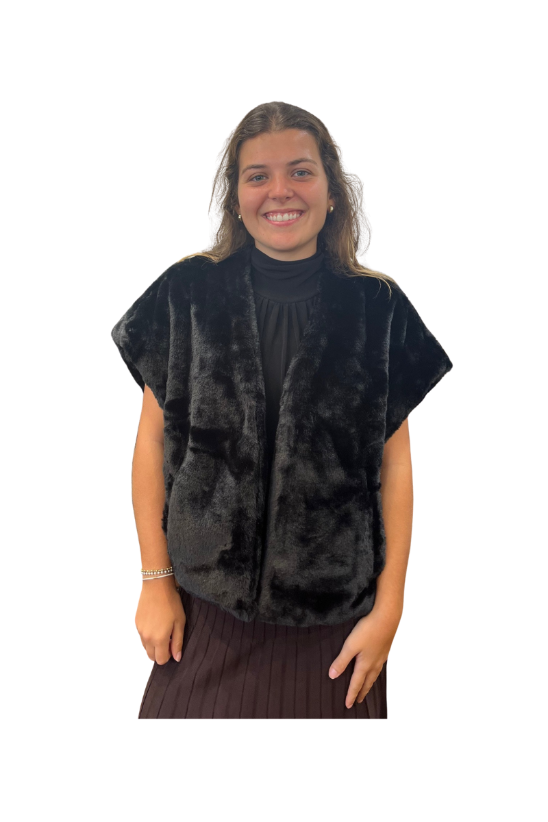 Gilet Oversized Fake Fur