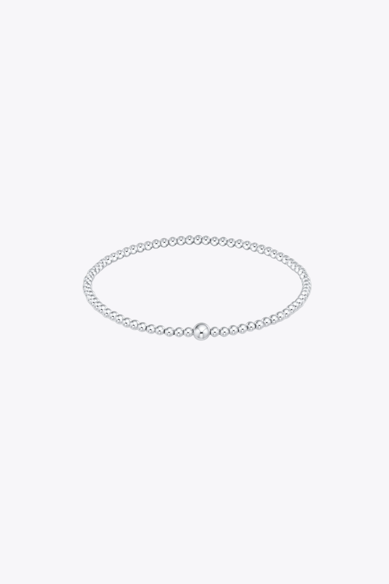 Classic Sterling 3mm Bead Bangle