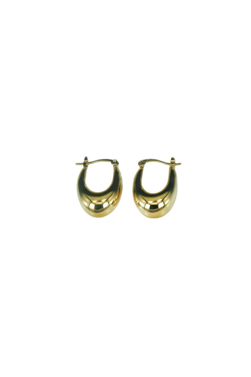 Graduated Gold Hoops