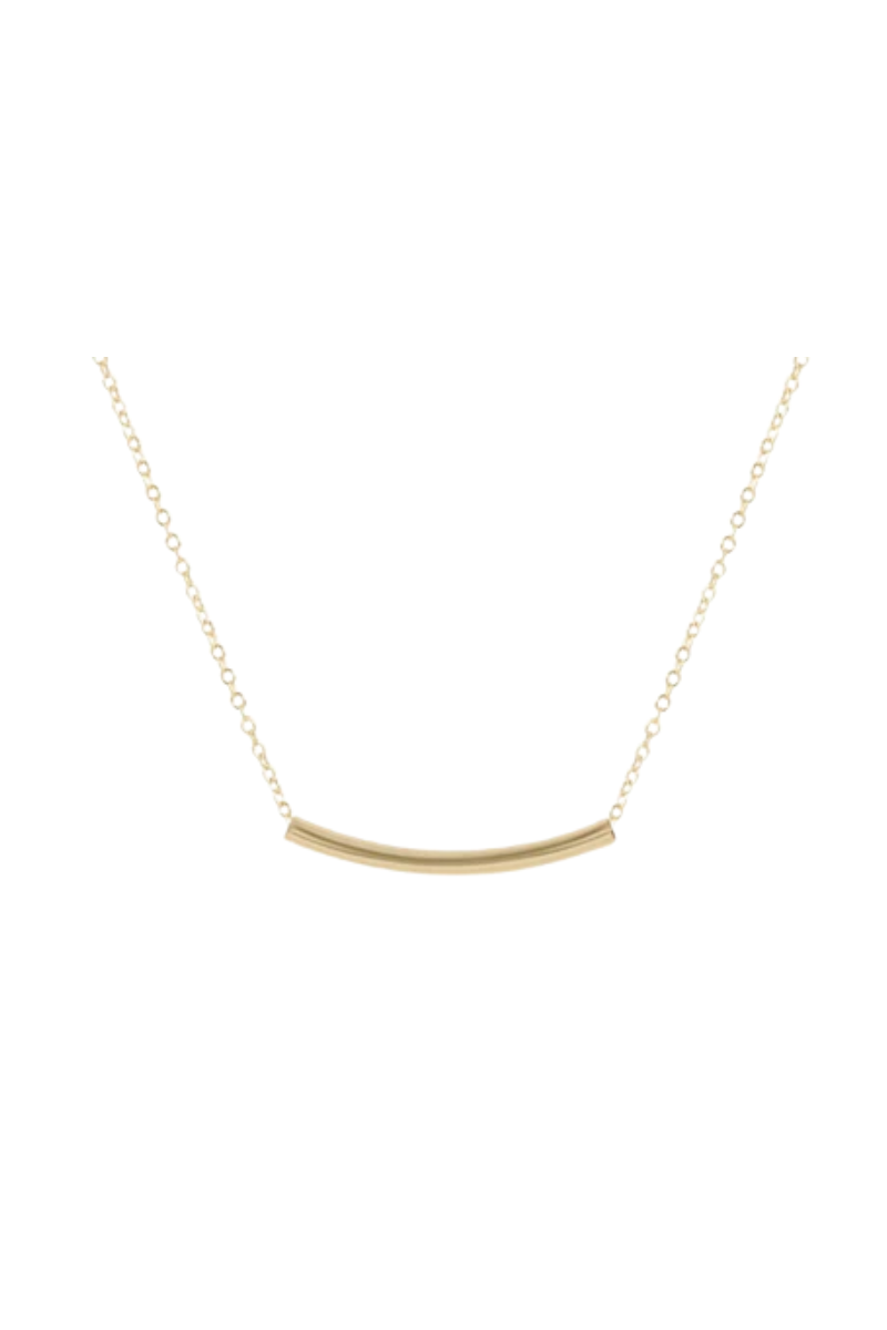 16" Necklace Gold - Bliss Bar Gold