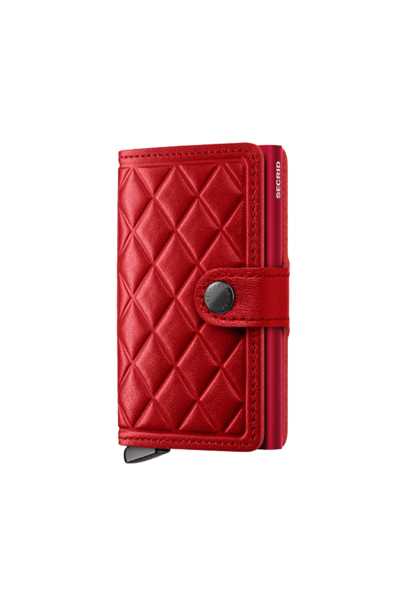 Premium Miniwallet - Emboss Diamond Red