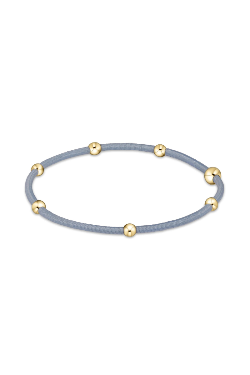 "E"ssentials Dusty Blue Hair Tie