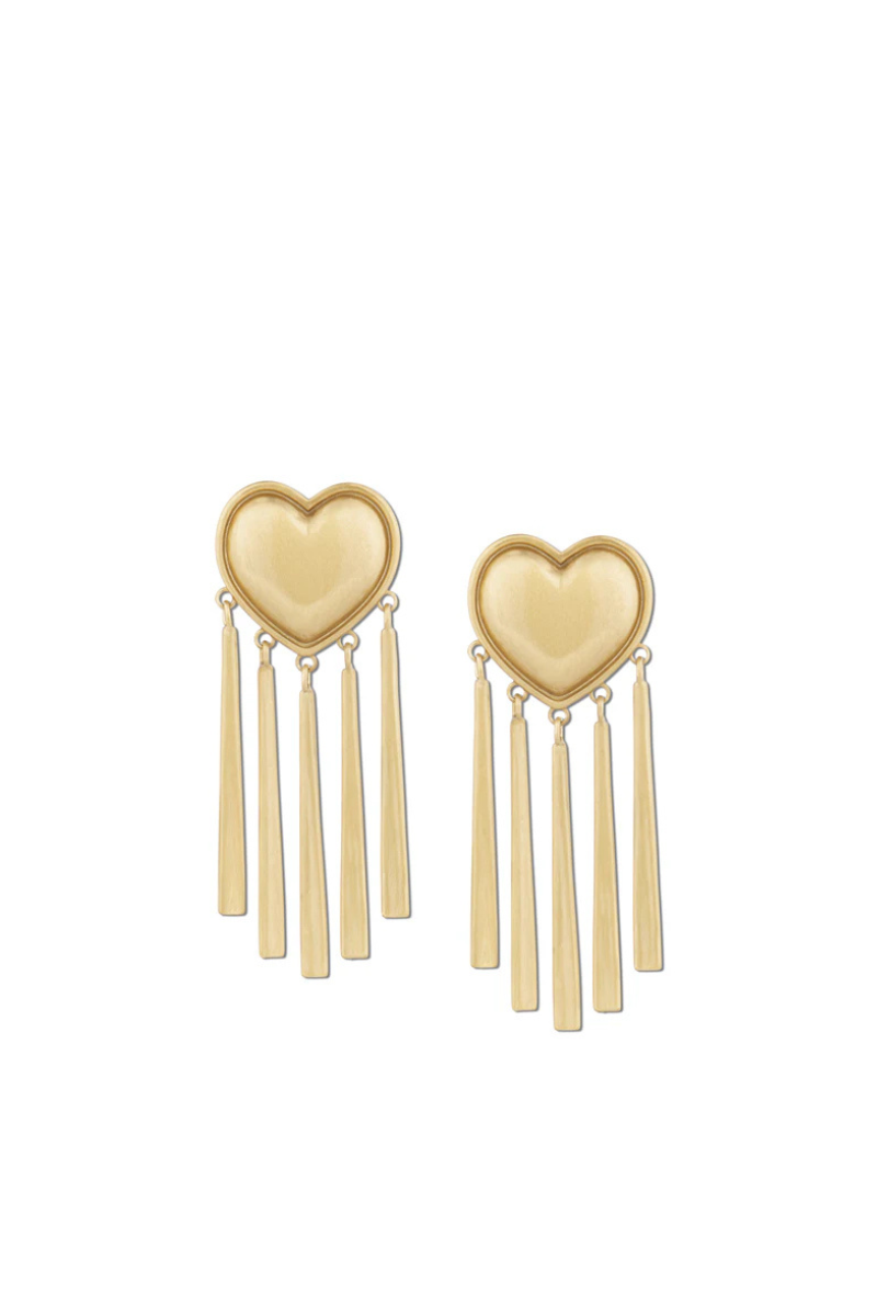 HART - Brushed Party Harty Earrings