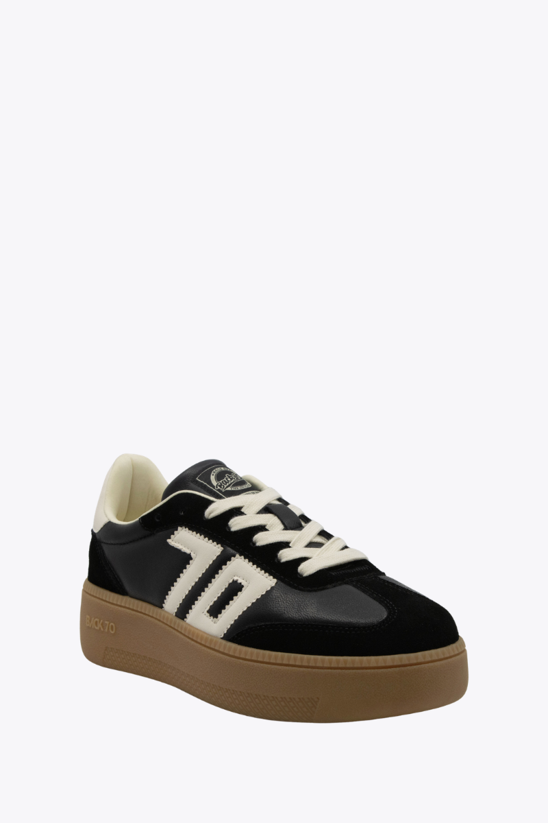 Back 70 Streetwear XXL Sneaker in Black Butter