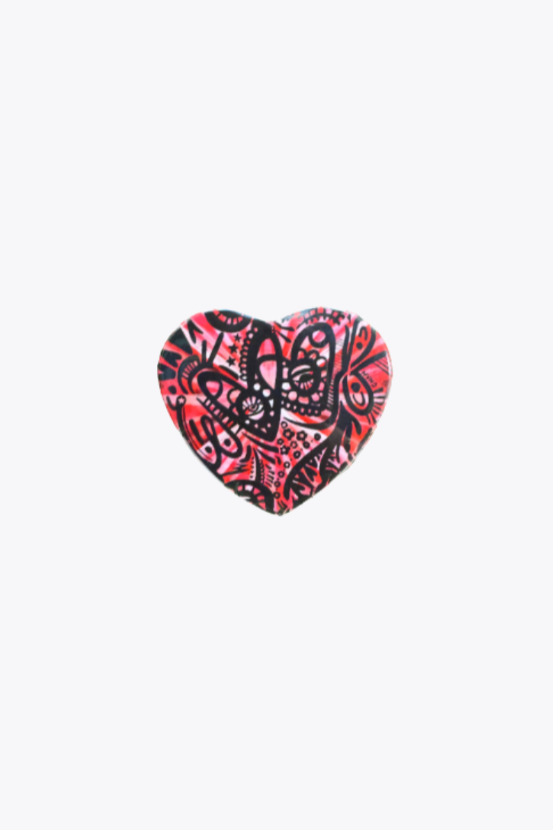Abstract WOOF Heart Button