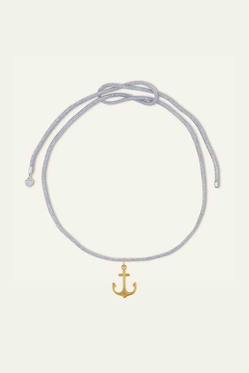 HART - Two-Toned Anchor Cord Necklace