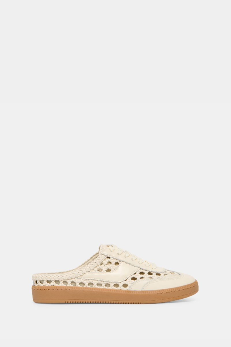 Notice Slide Woven Sneakers Off White Woven Stella