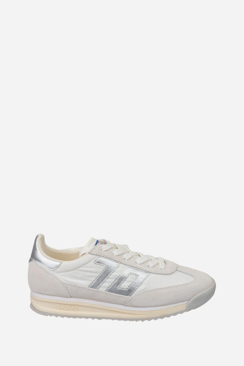 Back 70 Streetwear Barkley Jogger Sneakers Metallic Silver