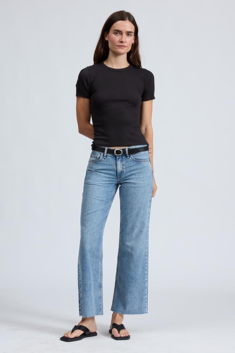 The Essential Rib Short Sleeve Crew