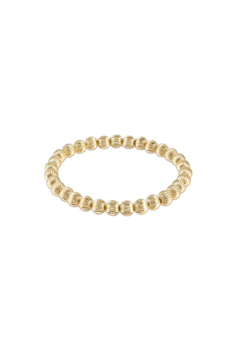 EXTENDS Dignity Gold 6mm Bead Bracelet