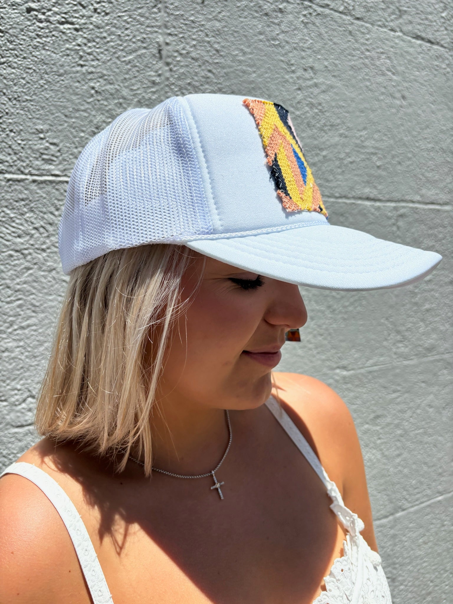 Kilim Patch Trucker Hat
