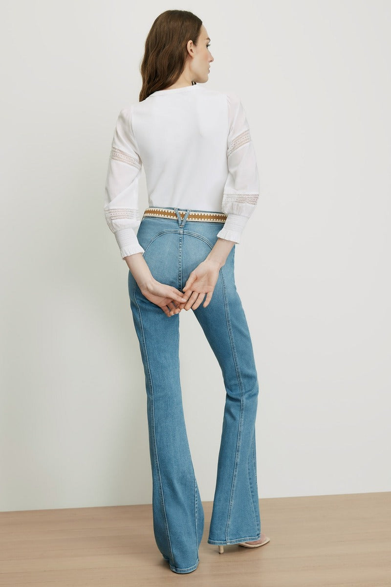 Bellamie Mixed Media Top