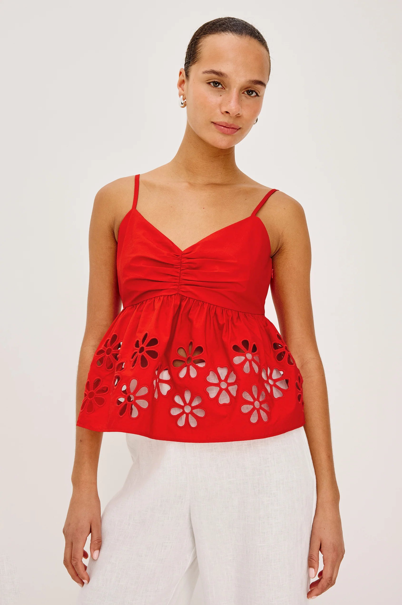 Meru Top Scarlet