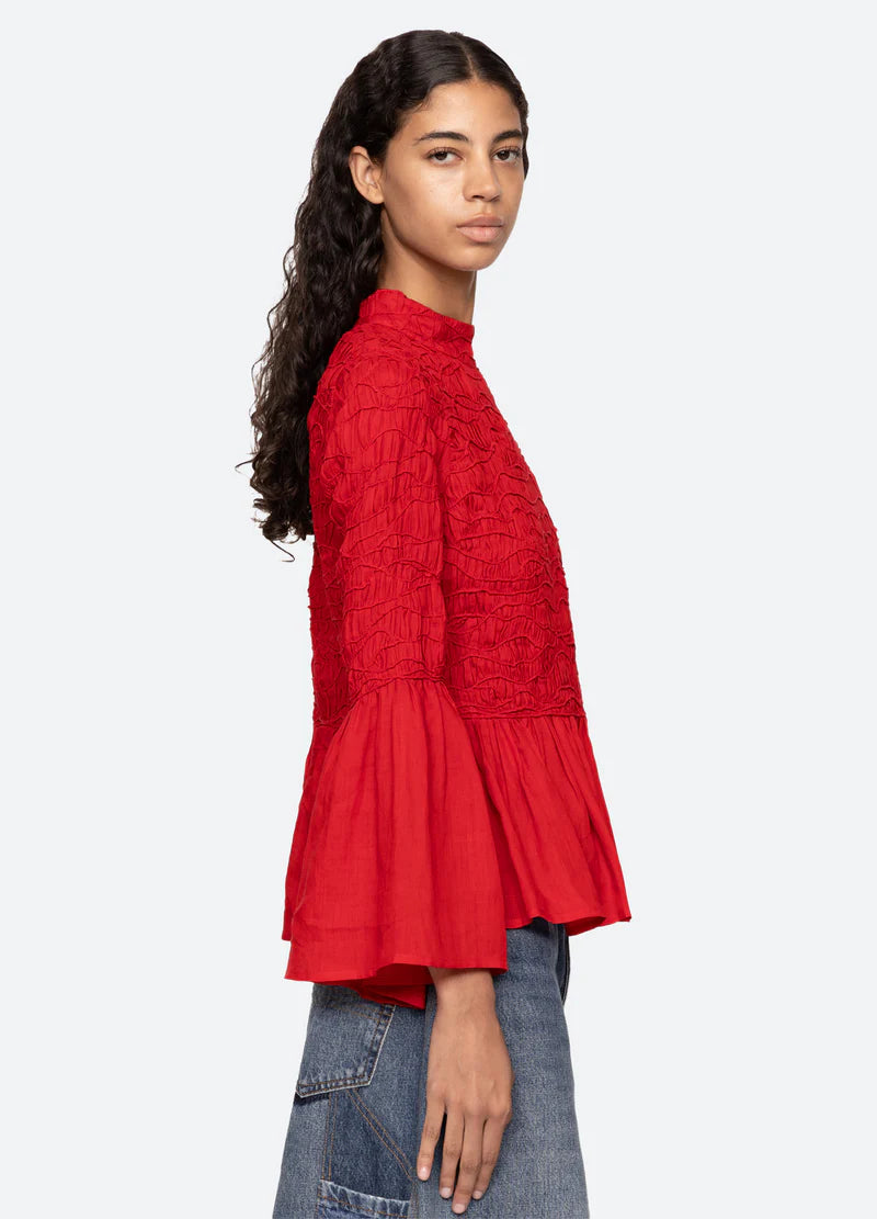 Imogen Solid Long Sleeve Top